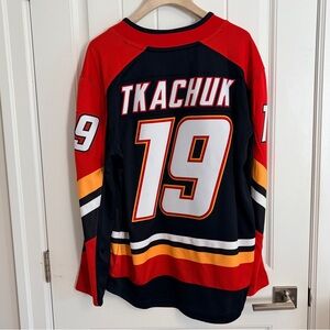BNWT Authentic Fanatics Calgary Flames Matthew Tkachuk Jersey Size Small